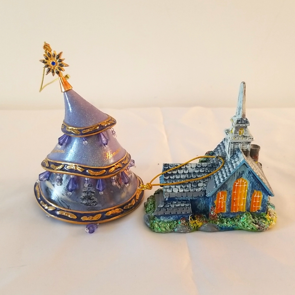 Thomas kinkade christmas Ornaments